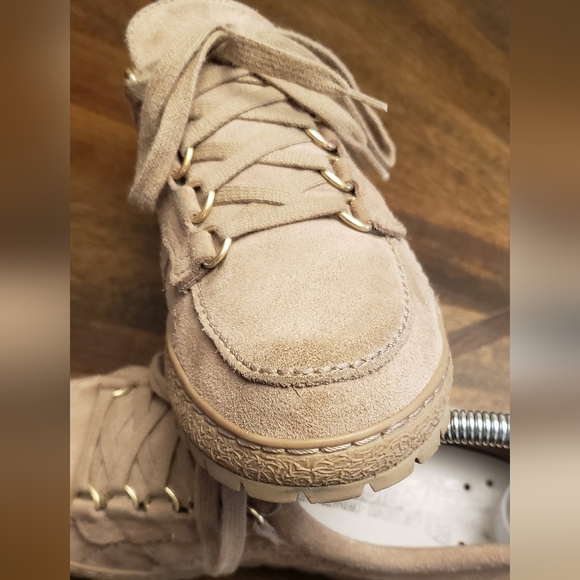Mephisto Lady Originals Suede Walking Shoes - Tan, Women's Size 8.5 US - Picture 9 of 16
